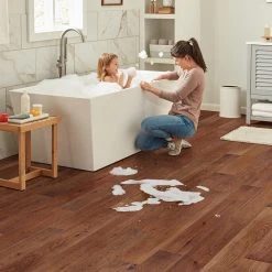 Lifeproof American Hickory 7 mm T x 6.5 in. W x Varying Length Engineered Click Waterproof Hardwood Flooring (21.80 sq. ft./case) -Lifeproof Sales Store american hickory lifeproof engineered hardwood hlwspc007 4f 1000