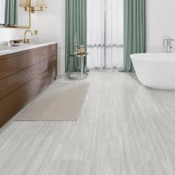 Lifeproof 16 in. W Capitola Silver Click Lock Luxury Vinyl Tile Flooring (24.89 sq. ft./case) -Lifeproof Sales Store capitola silver lifeproof vinyl tile i441103l fa 1000