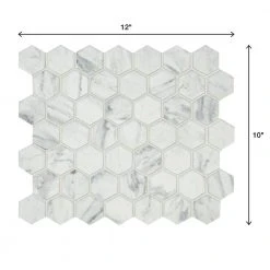 Lifeproof Carrara 10 in. x 12 in. x 6.35 mm Ceramic Hexagon Mosaic Floor and Wall Tile (0.81 sq. ft./Each) 14 Lifeproof Carrara 10 in. x 12 in. x 6.35 mm Ceramic Hexagon Mosaic Floor and Wall Tile (0.81 sq. ft./Each) -Lifeproof Sales Store carrara lifeproof ceramic tile lp5015hexhd1p2 66 1000