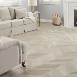 Lifeproof Chevron 12.01 in. W Champagne Beach Wood Click Lock Luxury Vinyl Plank Flooring (18.87 sq. ft./case) -Lifeproof Sales Store champagne beach wood lifeproof vinyl plank flooring i4445101lc 31 1000