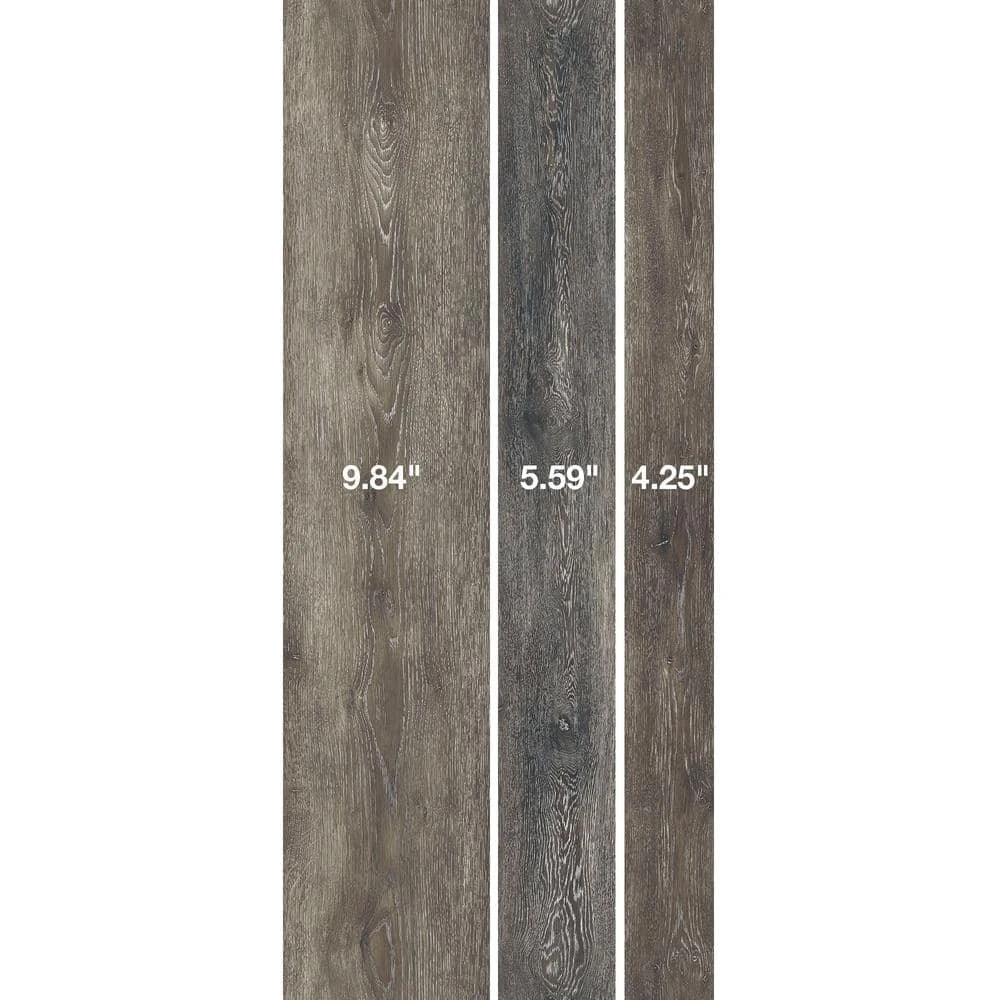 Lifeproof Multi-Width Dark Grey Oak Click Lock Luxury Vinyl Plank Flooring (19.53 sq. ft./case) 8 Lifeproof Multi-Width Dark Grey Oak Click Lock Luxury Vinyl Plank Flooring (19.53 sq. ft./case) - Image 8