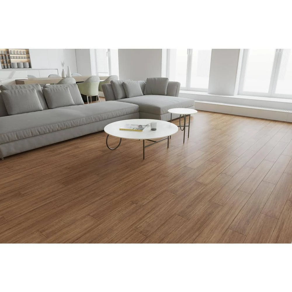 Lifeproof Hillside 7 mm T x 5.12 in. W x 36.22 in. L Waterproof Engineered Click Bamboo Flooring (15.45 sq. ft./case) 5 Lifeproof Hillside 7 mm T x 5.12 in. W x 36.22 in. L Waterproof Engineered Click Bamboo Flooring (15.45 sq. ft./case) - Image 5