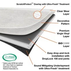 Lifeproof 12 in. W Lake Powell Travertine Click Lock Luxury Vinyl Tile Flooring (23.82 sq. ft./case) -Lifeproof Sales Store lake powell travertine lifeproof vinyl tile i21090802l 4f 1000