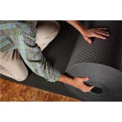 Lifeproof Carpet Cushion Sample - 7/16 in. Thick Waterproof Premium Plus Carpet Cushion - Color Black 8 in. x 8 in. -Lifeproof Sales Store lifeproof carpet padding 1200000820 44 1000