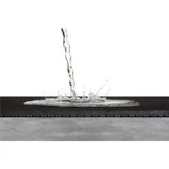 Lifeproof Carpet Cushion Sample - 7/16 in. Thick Waterproof Premium Plus Carpet Cushion - Color Black 8 in. x 8 in. -Lifeproof Sales Store lifeproof carpet padding 1200000820 77 1000