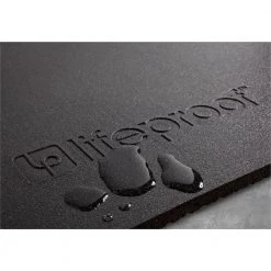 Lifeproof Carpet Cushion Sample - 7/16 in. Thick Waterproof Premium Plus Carpet Cushion - Color Black 8 in. x 8 in. -Lifeproof Sales Store lifeproof carpet padding 1200000820 a0 1000