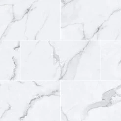 Lifeproof 12 in. W Salt Throne Marble Click Lock Luxury Vinyl Tile Flooring (23.82 sq. ft./case)