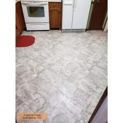 Lifeproof Smoked Opal Stone Residential/Light Commercial Vinyl Sheet Flooring 12ft. Wide x Cut to Length -Lifeproof Sales Store smoked opal lifeproof vinyl sheet flooring u9820537c534l14 40 1000