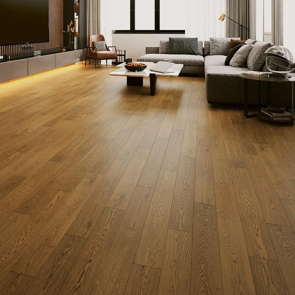 Lifeproof Trail Ridge Oak 7 mm T x 6.5 in. W x Varying Length Engineered Click Waterproof Hardwood Flooring (21.80 sq. ft./case) 2 Lifeproof Trail Ridge Oak 7 mm T x 6.5 in. W x Varying Length Engineered Click Waterproof Hardwood Flooring (21.80 sq. ft./case) - Image 2