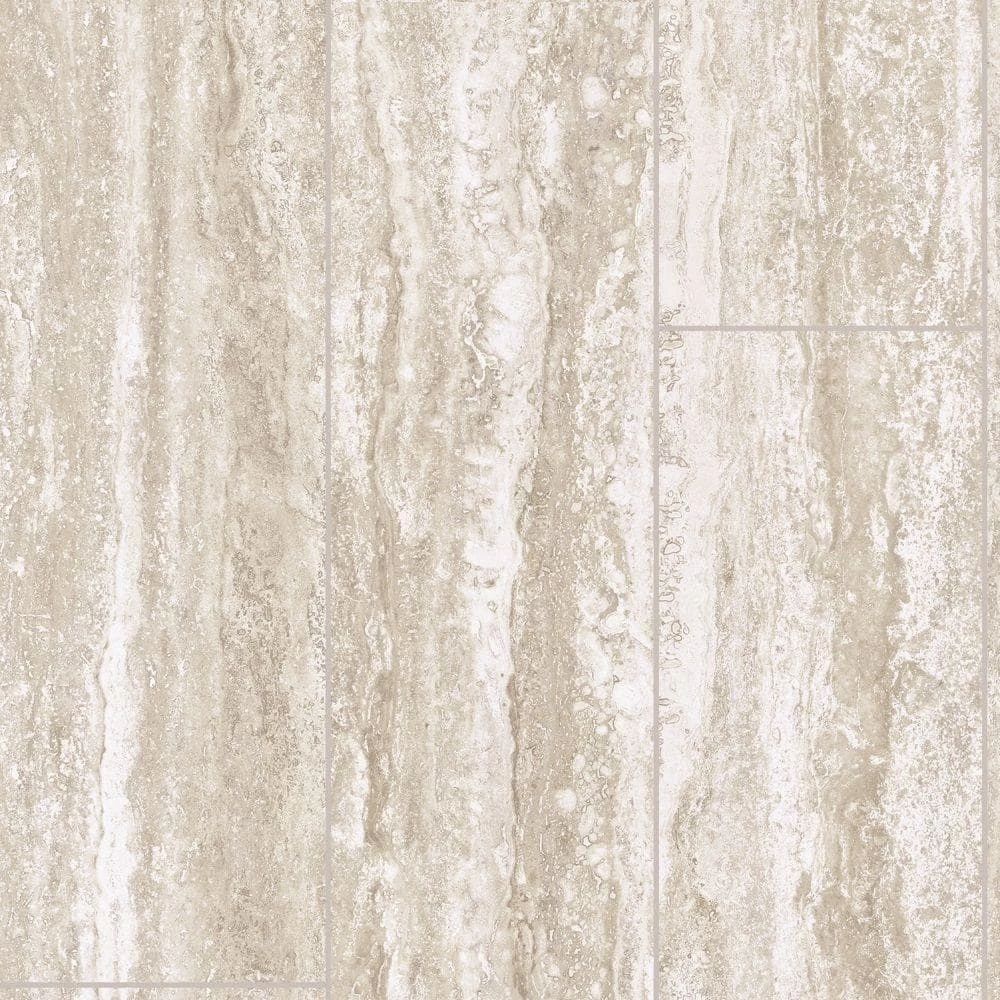 Lifeproof Travertine Plank Stone Residential/Light Commercial Vinyl Sheet Flooring 12ft. Wide x Cut to Length 1 Lifeproof Travertine Plank Stone Residential/Light Commercial Vinyl Sheet Flooring 12ft. Wide x Cut to Length