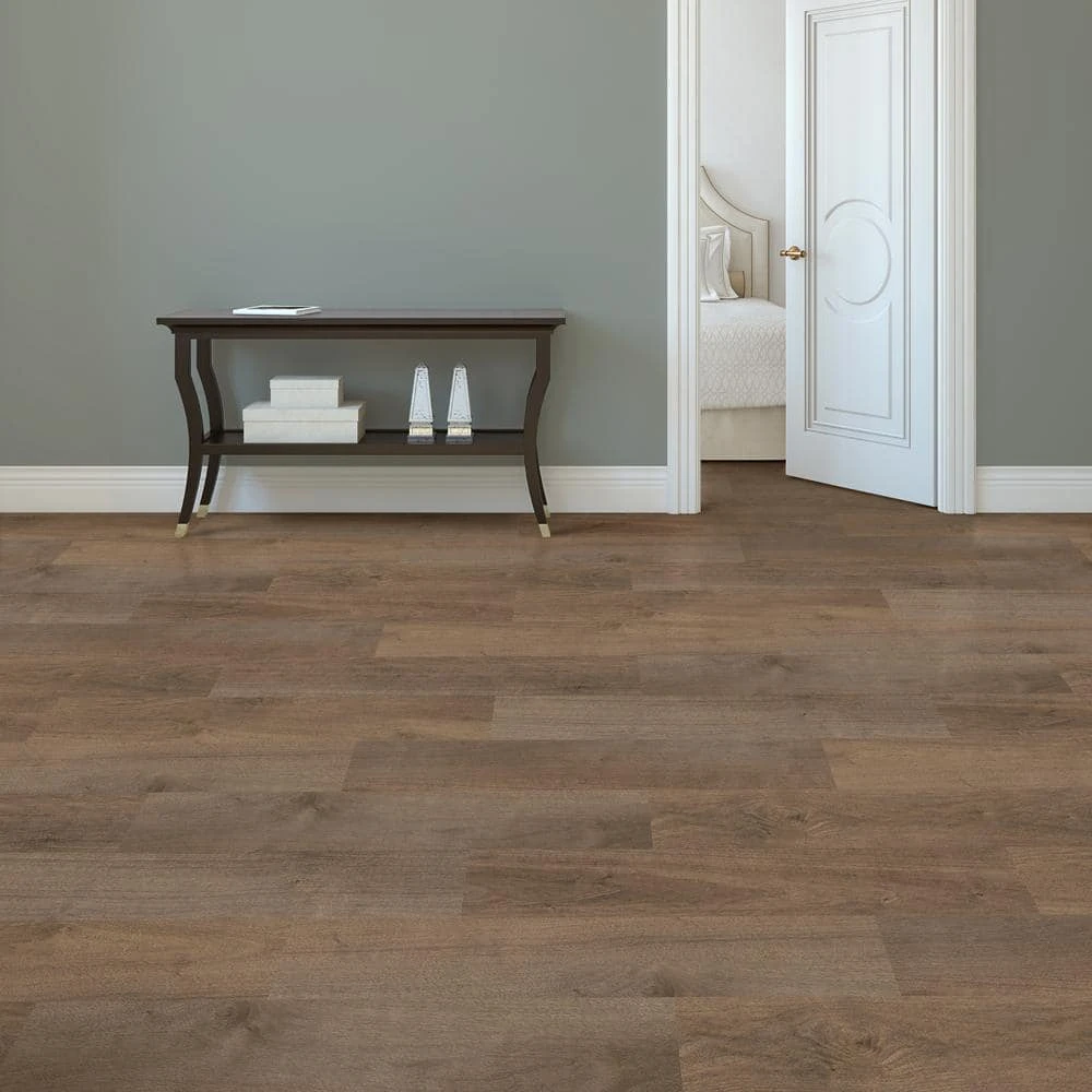 Lifeproof Worley Branch Walnut 8.7 in. W x 47.6 in. L Click Lock Luxury Vinyl Plank Flooring (20.06 sq. ft./case) 2 Lifeproof Worley Branch Walnut 8.7 in. W x 47.6 in. L Click Lock Luxury Vinyl Plank Flooring (20.06 sq. ft./case) - Image 2