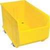 36 in. Quantum Hulk Mobile 54 Gal. Storage Tote in Yellow (1-Pack) by QUANTUM STORAGE SYSTEMS